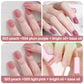 ✨Vattenbaserat nagellack White Ice Clear Nude No Bake
