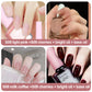 ✨Vattenbaserat nagellack White Ice Clear Nude No Bake