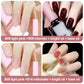 ✨Vattenbaserat nagellack White Ice Clear Nude No Bake