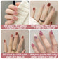 ✨Vattenbaserat nagellack White Ice Clear Nude No Bake