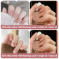 ✨Vattenbaserat nagellack White Ice Clear Nude No Bake