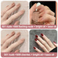 ✨Vattenbaserat nagellack White Ice Clear Nude No Bake
