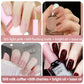 ✨Vattenbaserat nagellack White Ice Clear Nude No Bake