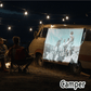 ✨Bärbar projektor 4K Anti-Light hopfällbar skärm