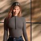 Zip Body Suit Set