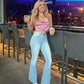 🎅Julkampanj🎄 - 50% rabatt🥳Ultra High Rise Stretch Flare Jean