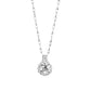 Solros Sterling Silver Diamant Halsband