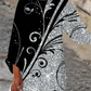💥Two pieces free shipping✨[40-90 kg] Long-sleeved shirt with round neck and geometric print