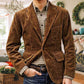 [varm present till honom] 🎁 Vinter Fleece Corduroy Blazer för män 🔥fri frakt🔥🔥
