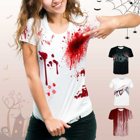 [Halloween-present] T-shirts med tryck för Halloween