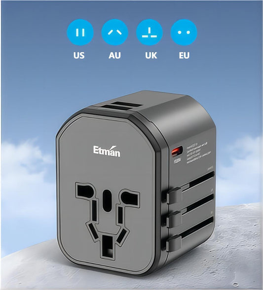 Universal All in One Worldwide Travel Adapter🔥fri frakt🔥