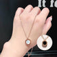 🎁Trevlig present! Halsband med minimalistiska romerska siffror i 18K roséguld