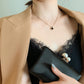 🎁Trevlig present! Halsband med minimalistiska romerska siffror i 18K roséguld