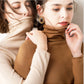 [varm gåva] Kvinnors turtleneck mjuk smal tröja