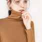 [varm gåva] Kvinnors turtleneck mjuk smal tröja