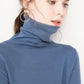 [varm gåva] Kvinnors turtleneck mjuk smal tröja